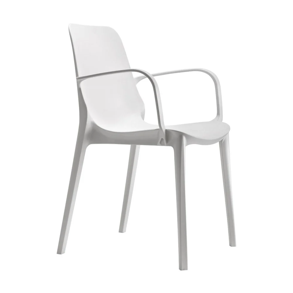 Scab Design sedia da giardino Ginevra con braccioli in tecnopolimero in varie colorazioni