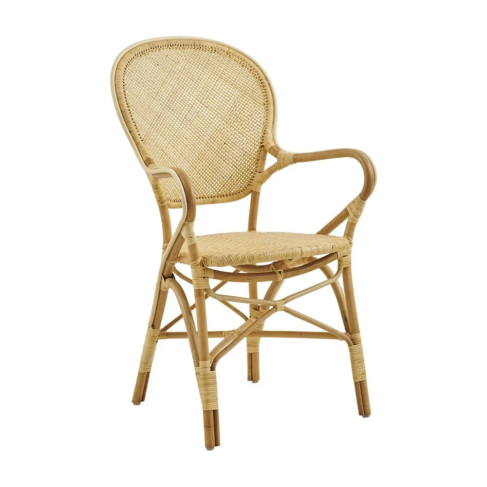 Sedia Rossini in rattan naturale