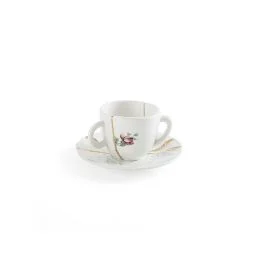 KINTSUGI TAZZA CAFFE CON PIATTO N.1