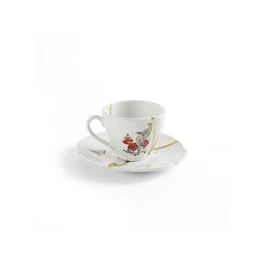 KINTSUGI TAZZA CAFFE CON PIATTO NÂ°2