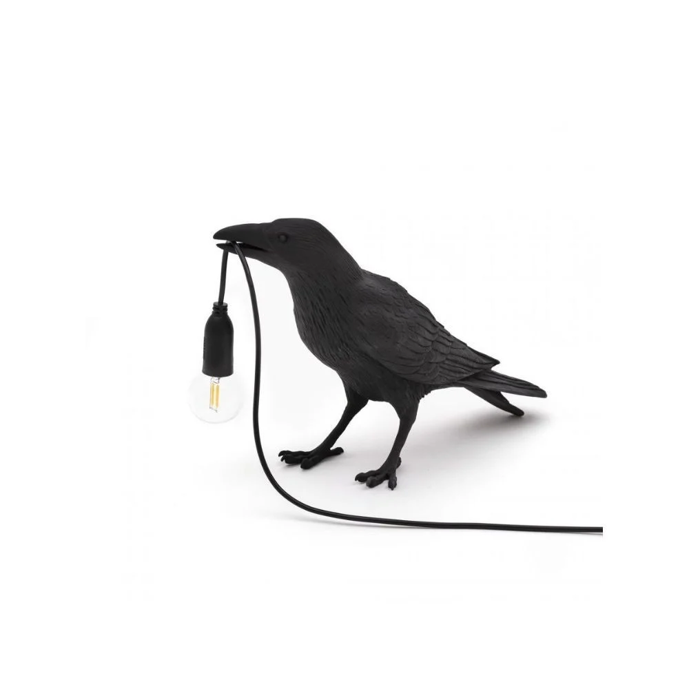 Seletti Bird Lamp Waiting lampada da tavolo disegnata da Marcantonio