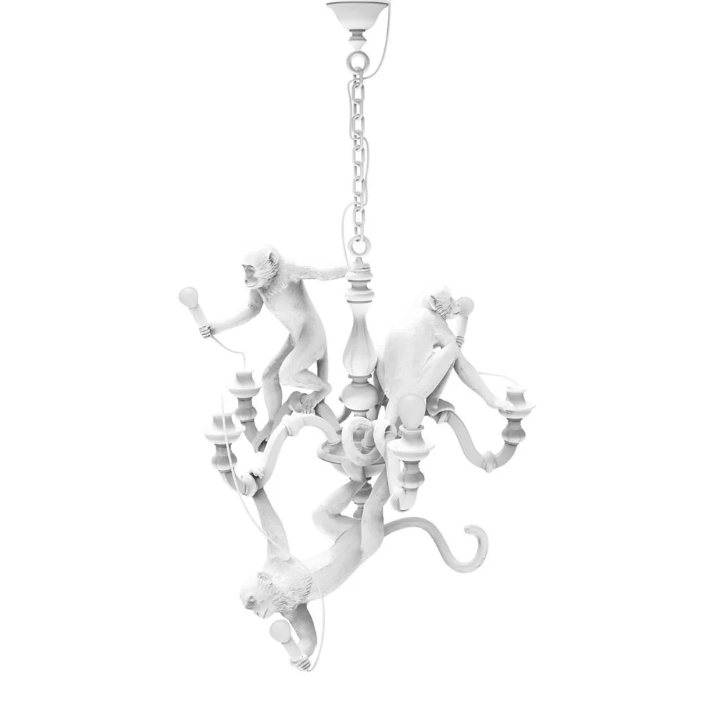 Seletti Monkey Chandelier lampada dal design moderno