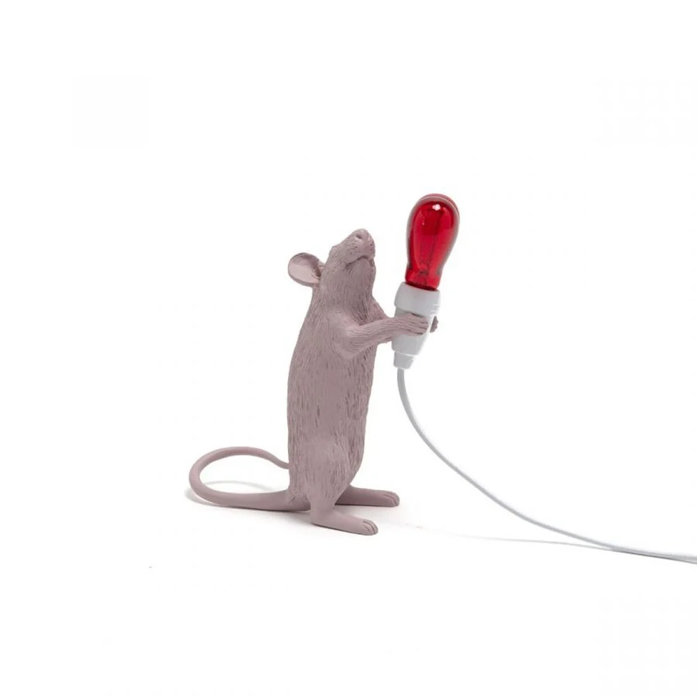 Seletti Mouse Lamp love edition il simpatico topolino di Marcatonio per una serata speciale