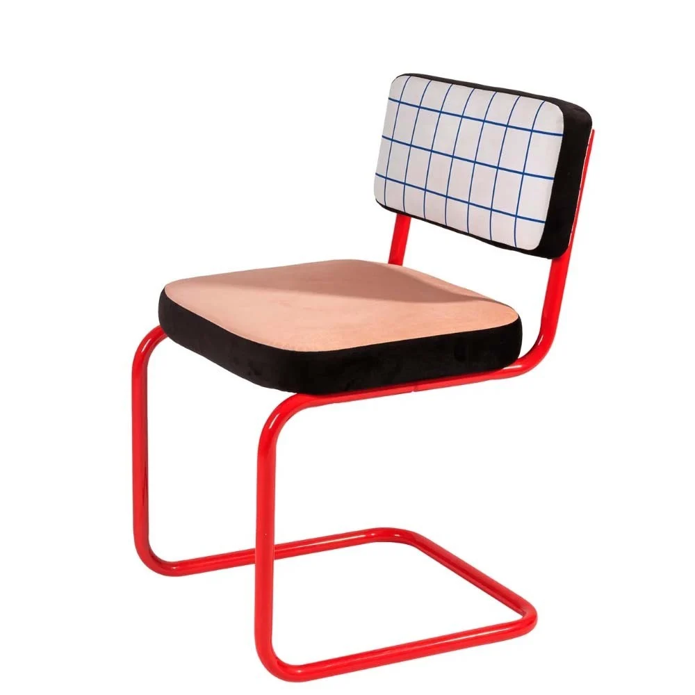 Seletti Superchair Blue Grid sedia moderna dal design iconico
