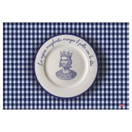 MANGIA E IMPARA TOVAGLIETTA SE REGINA