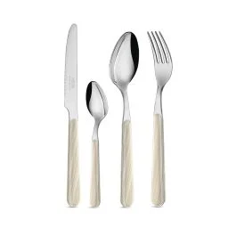ABETE AVORIO SET POSATE 24 PEZZI