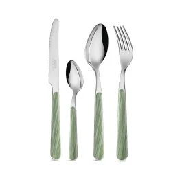 ABETE VERDE SALVIA SET POSATE 24 PEZZI