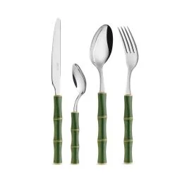 BAMBOO VERDE SET POSATE 16 PEZZI