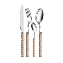 CORDA BEIGE SET POSATE 16 PEZZI