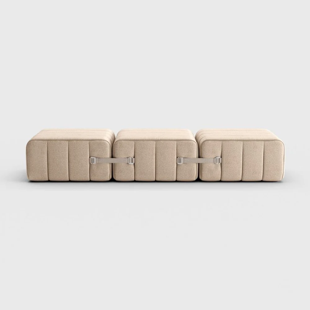 Set di 3 moduli Curt - Tessuto Dama