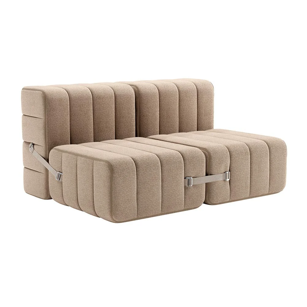 Set di 4 moduli Curt - Tessuto Dama
