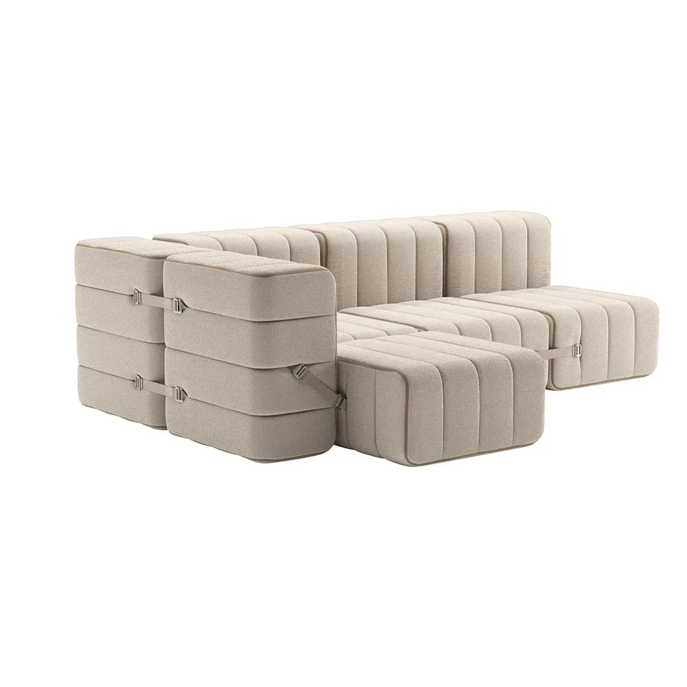 Set di 9 moduli Curt - Tessuto Sera