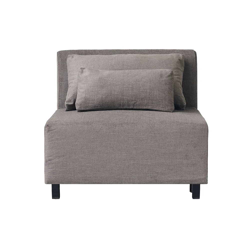 Sezione centrale del divano Hazel Night grigio marrone