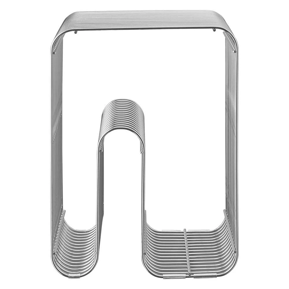 Sgabello Curva silver