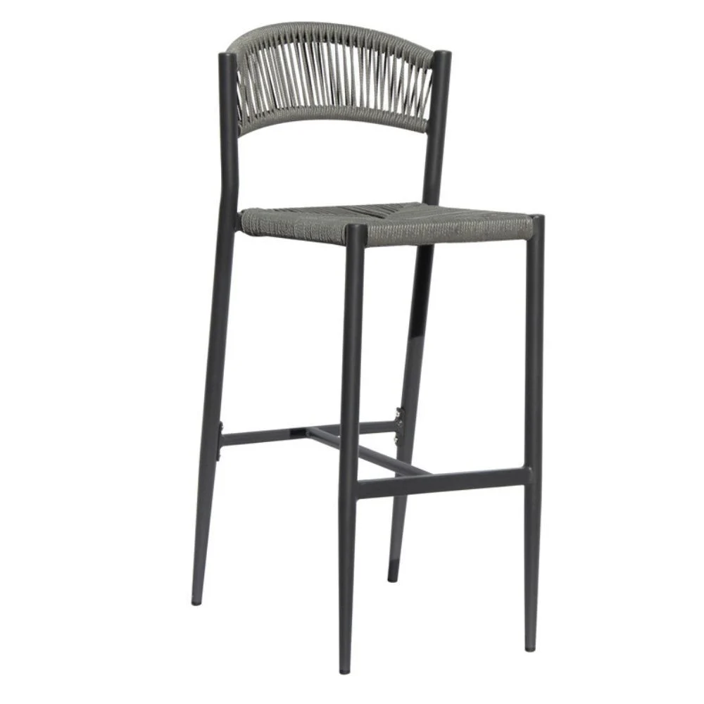 Sgabello per esterno Milano alluminio