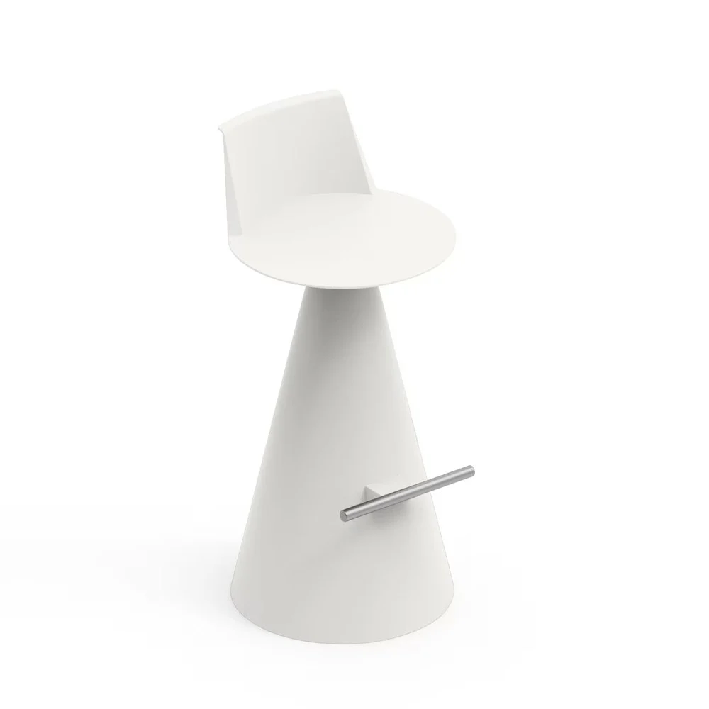 Sgabello Lira con poggiapiede di design