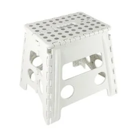 SGABELLO PIEGHEVOLE ALTO CLIC-CLAC BIANCO
