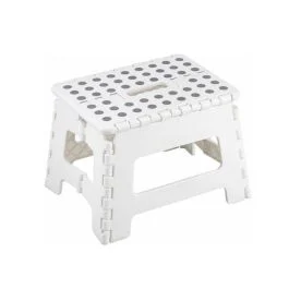 SGABELLO PIEGHEVOLE CLIC-CLAC BIANCO