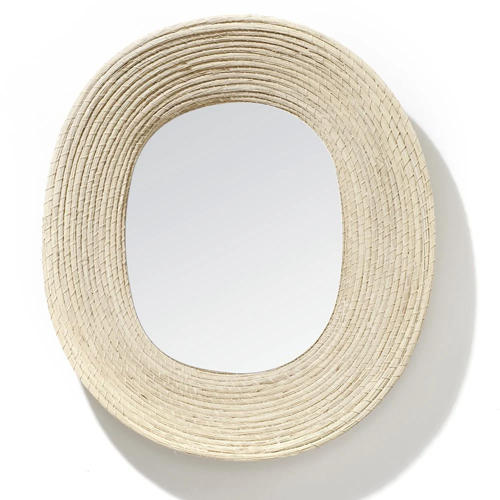 Specchio Killa ovale naturale