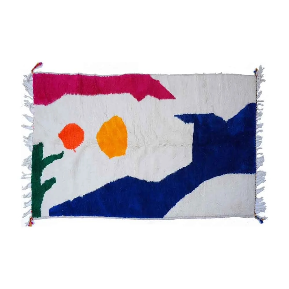 Tappeto berbero fatto a mano in Marocco n ° 5