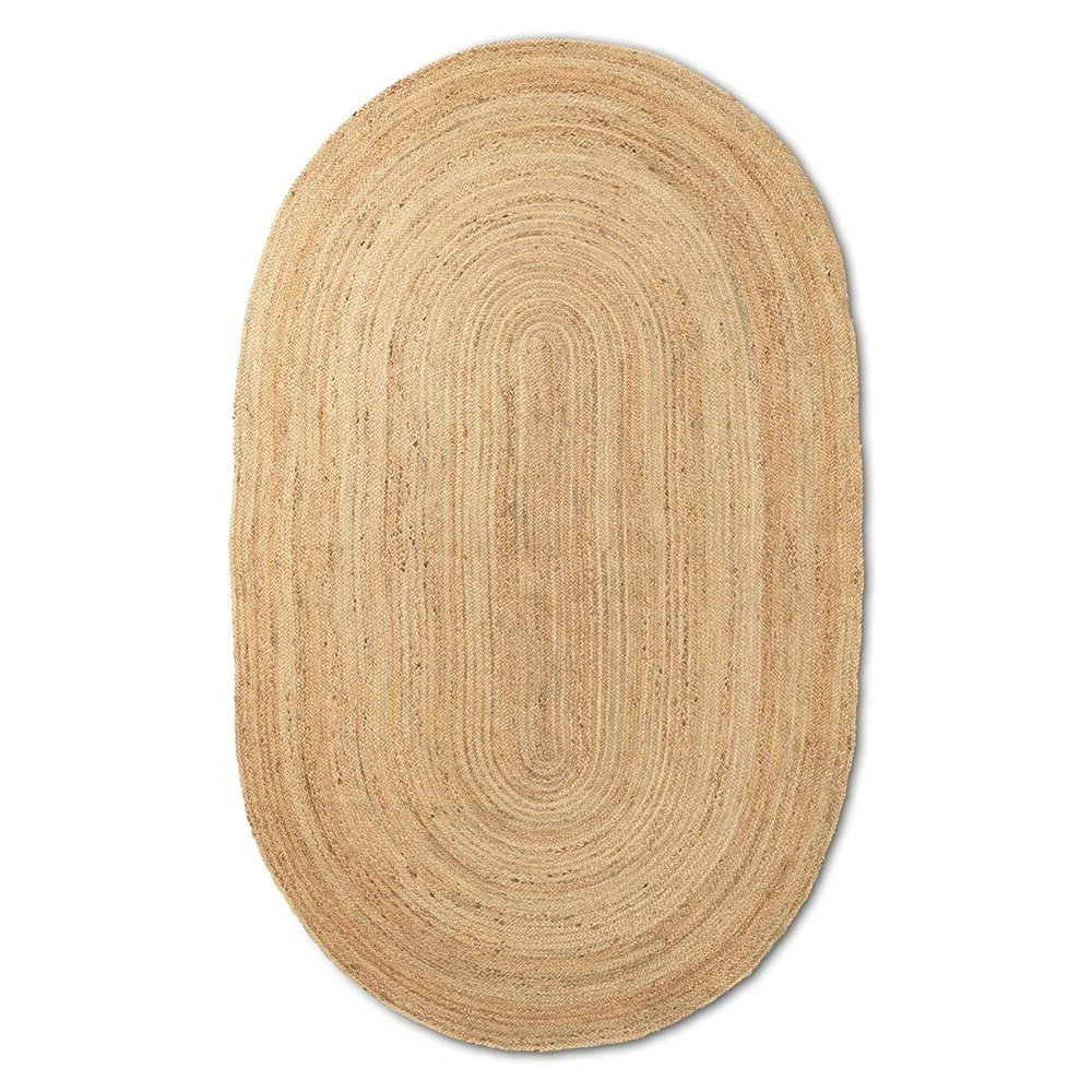 Tappeto Eterno Iuta Ovale Naturale L