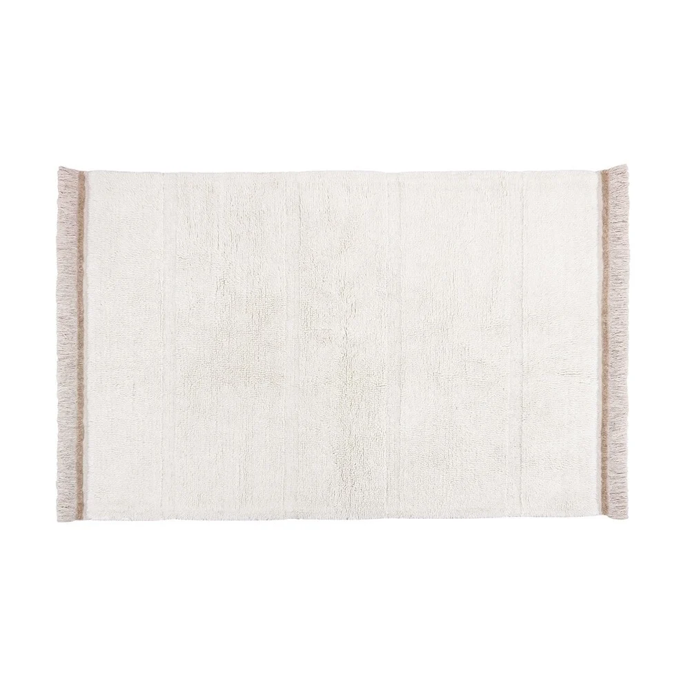 Tappeto in lana Steppe Sheep bianco K