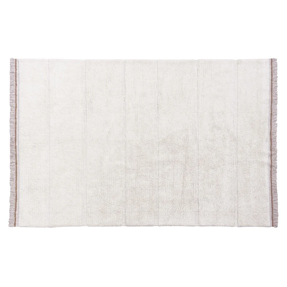Tappeto in lana Steppe Sheep bianco XL