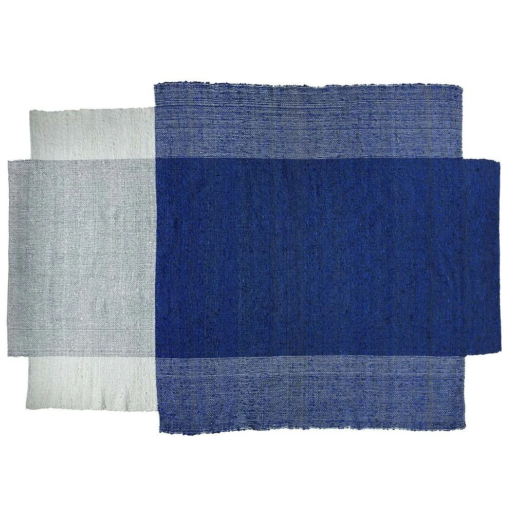 Tappeto Nobsa blu / menta / crema M