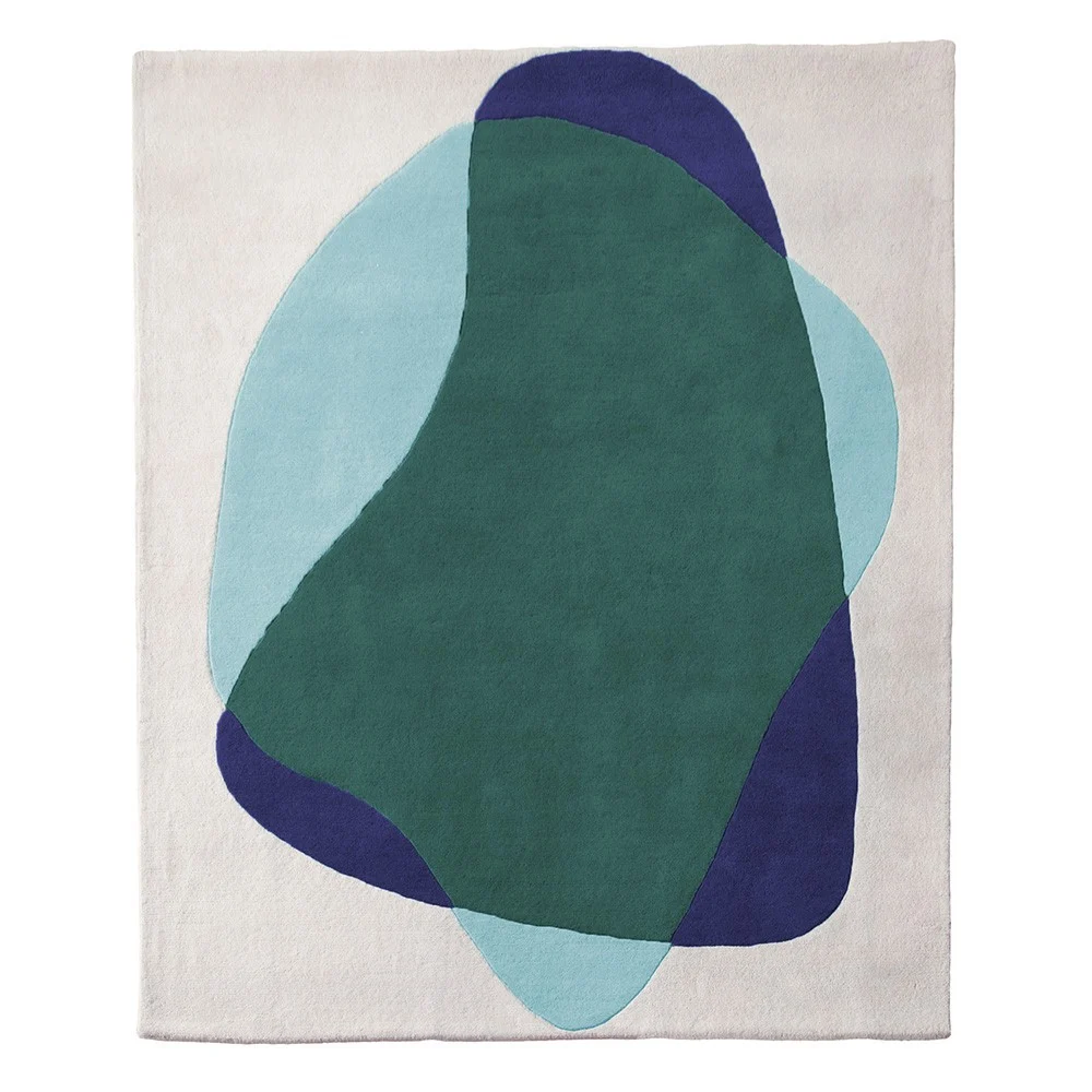 Tappeto Serge blu / verde