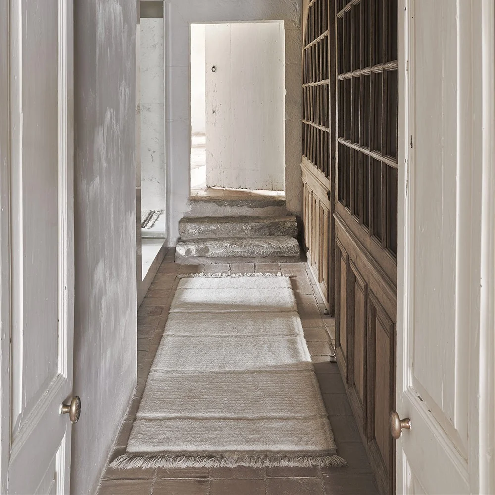Tappeto Woolable Steppe Sheep bianco R
