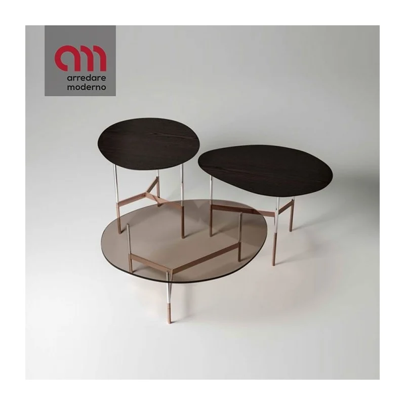 Tavolino After9 Tonelli Design piano in legno