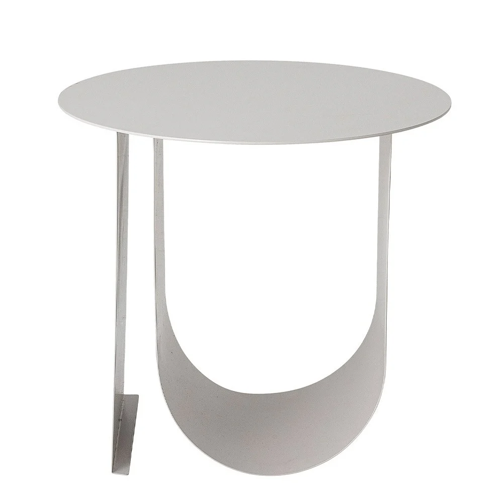 Tavolino Cher in metallo grigio
