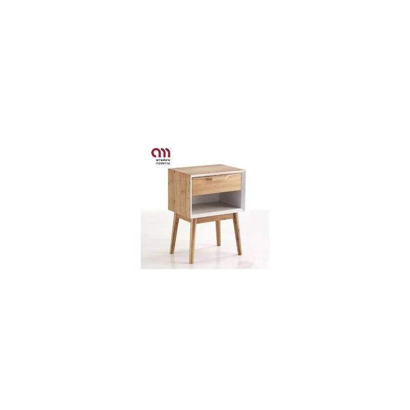 Tavolino / Comodino Hijo White Tomasucci