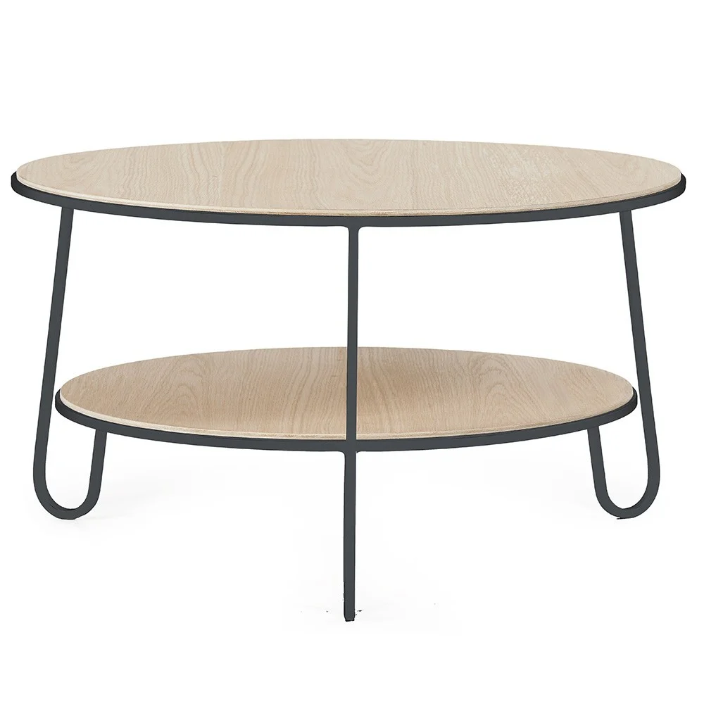 Tavolino Eugenie 70 cm rovere grigio ardesia