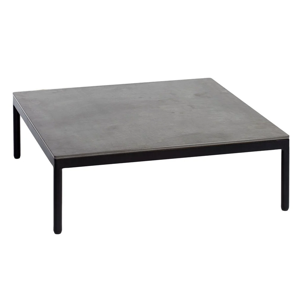 Tavolino Riad ceramica 74x74cm antracite