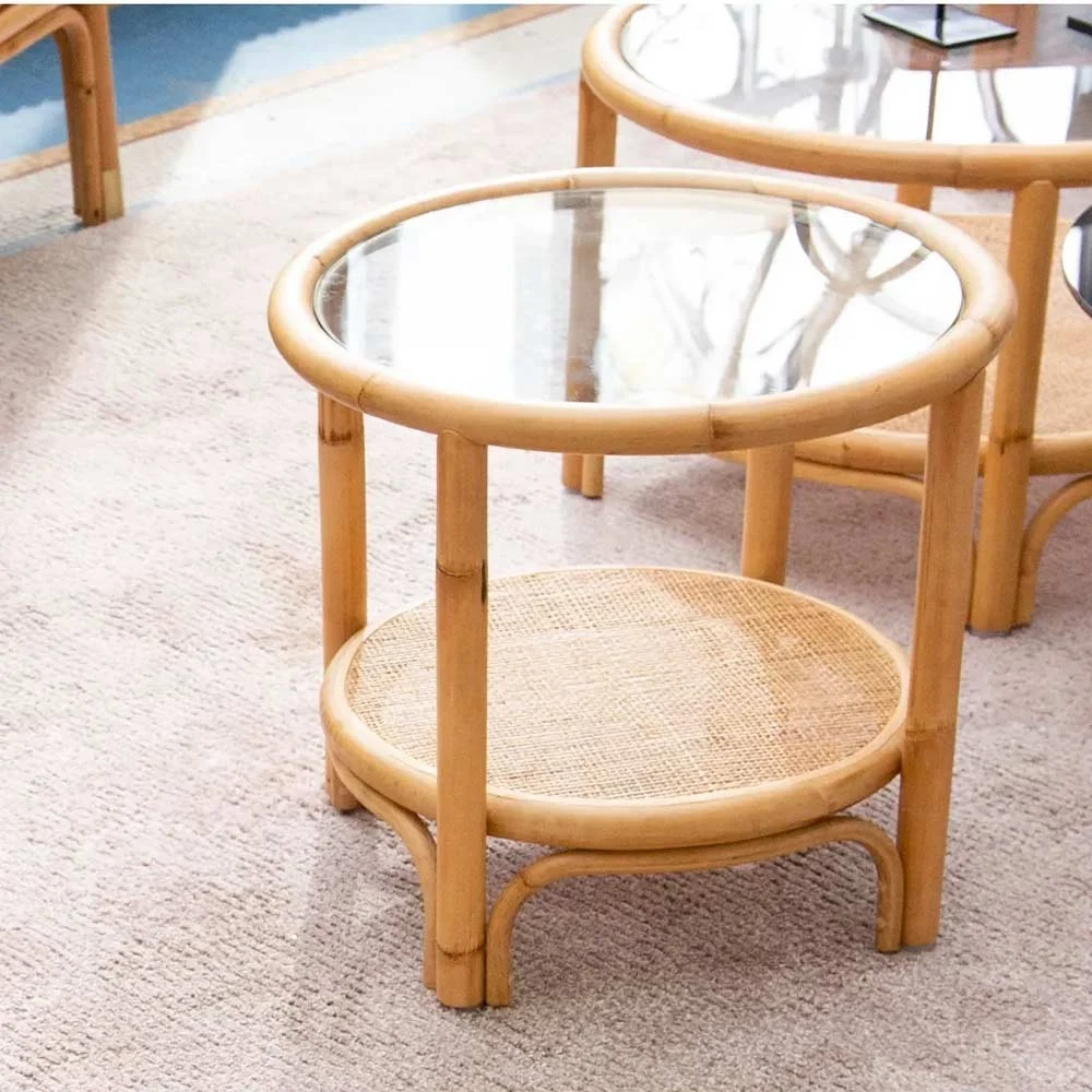 Tavolino rotondo rattan Riviera M
