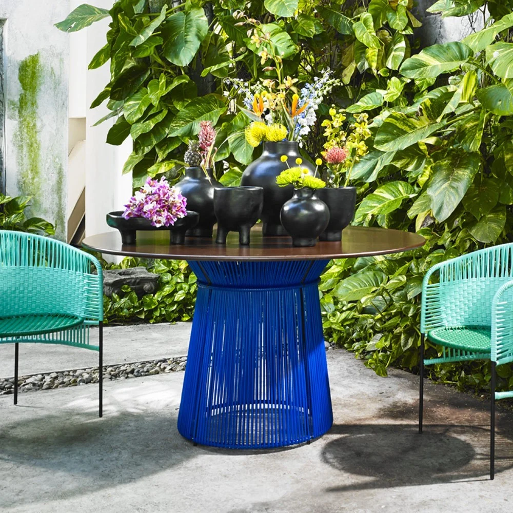 Tavolo Caribe blu / nero