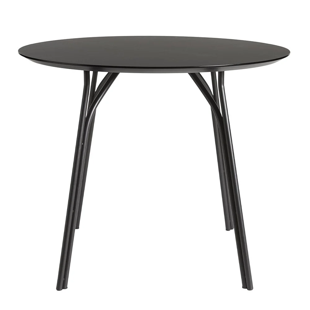 Tavolo da pranzo Tree Ø90 cm nero