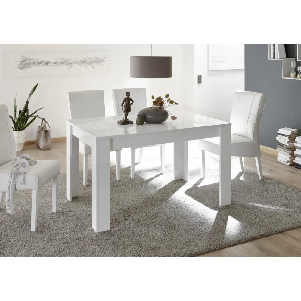 Tavolo Decor allungabile con piano in legno melaminico serigrafato