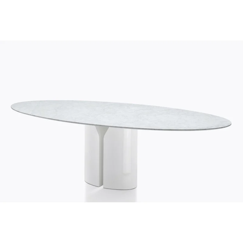 Tavolo NVL Table MDF Italia piano in marmo