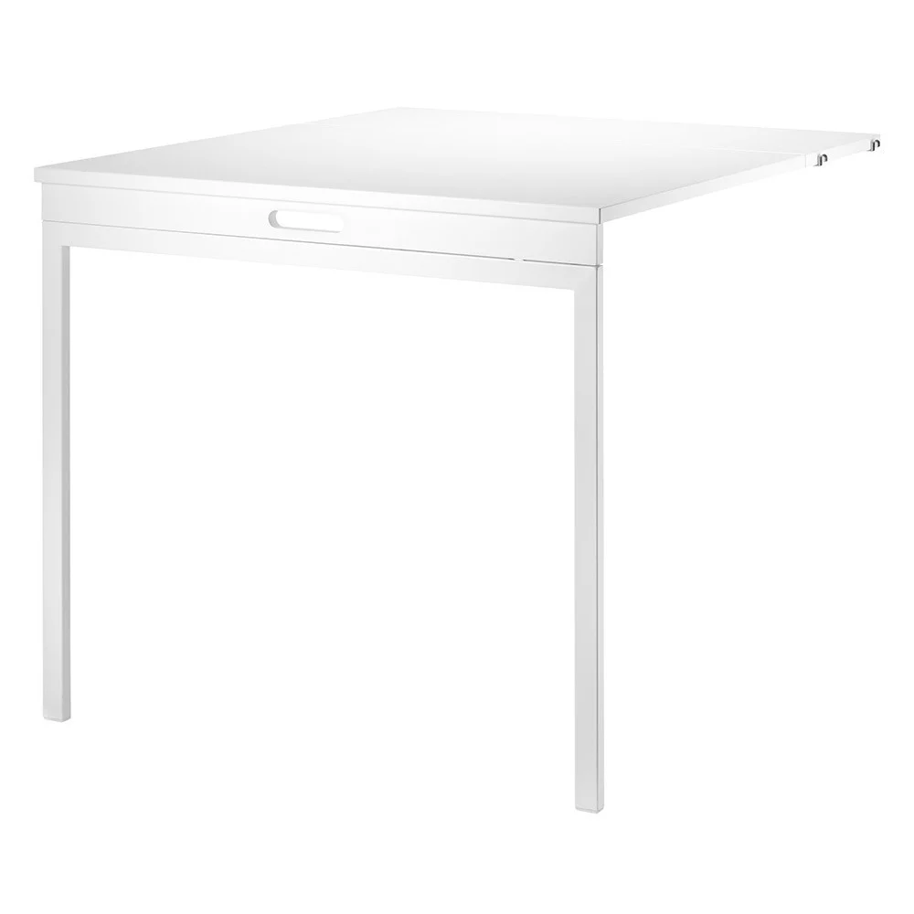 Tavolo pieghevole bianco per scaffalatura String