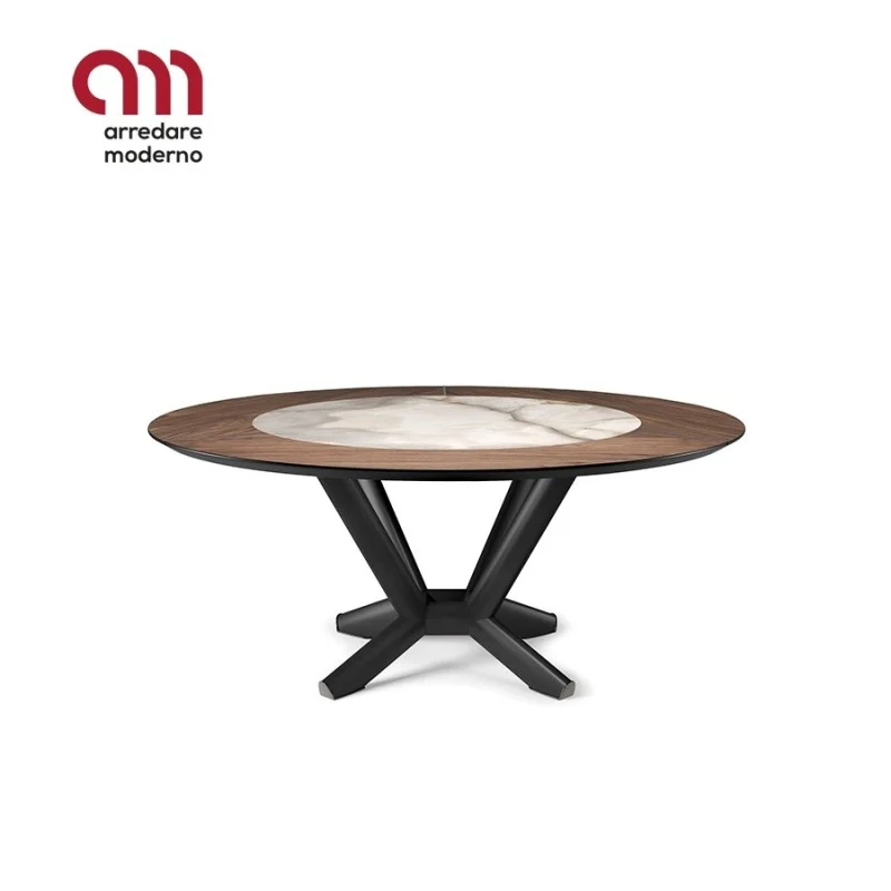 Tavolo Planer Round Ker-Wood Cattelan Italia