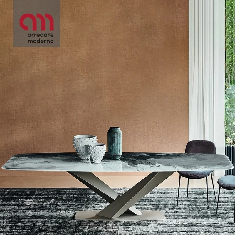 Tavolo Stratos Crystalart Cattelan Italia