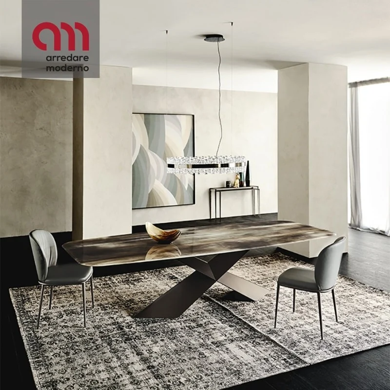 Tavolo Tyron Crystalart Cattelan Italia