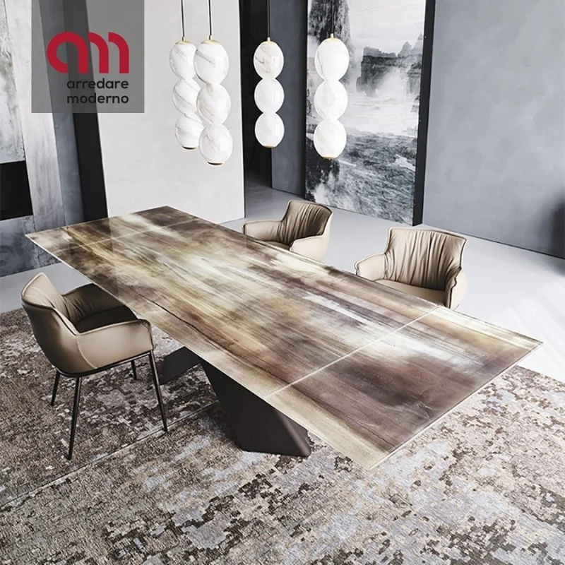 Tavolo Tyron Crystalart Drive Cattelan Italia