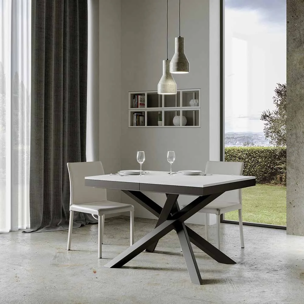 Tavolo Volantis Evolution GRANDE Allungabile Fino a 440 cm in Metallo e Legno, Disponibile in Dimensioni e Finiture Differenti