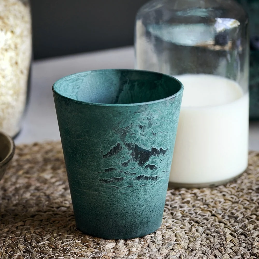 Tazza da server verde (set di 4)