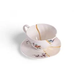 KINTSUGI TAZZA TE CON PIATTO N.2
