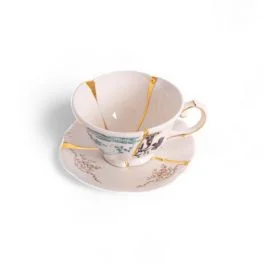 KINTSUGI TAZZA TE CON PIATTO N.3