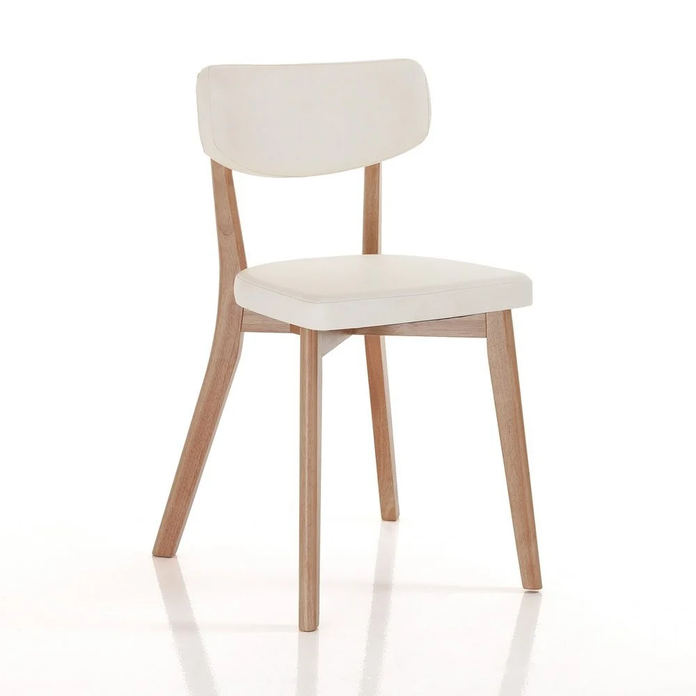 Tomasucci Sedia Varm Evolution con rivestimento in ecopelle